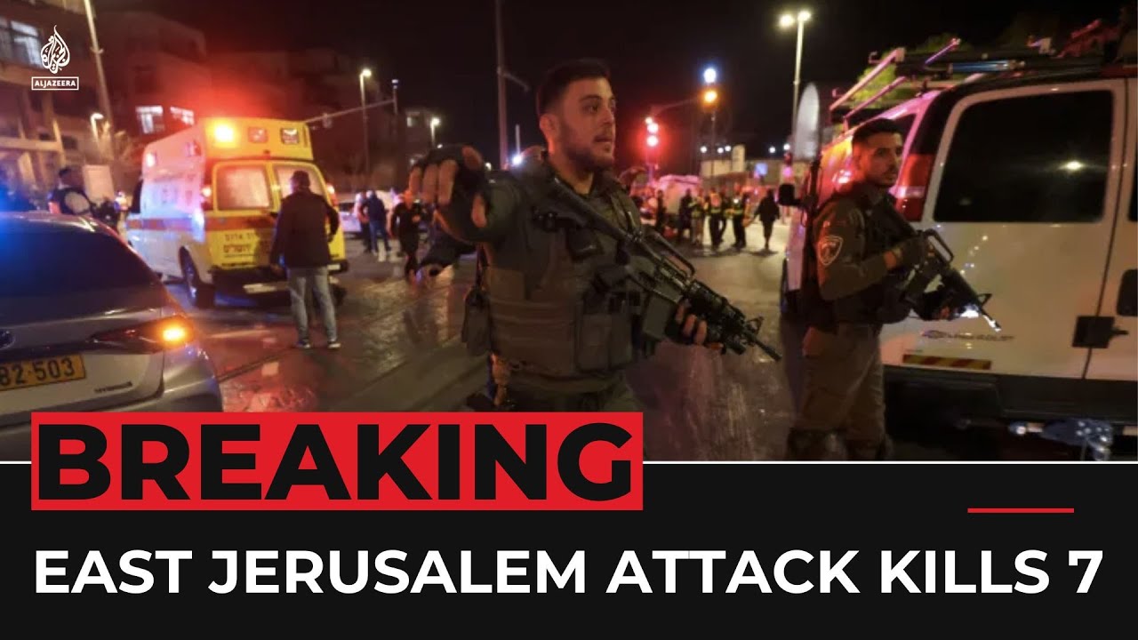 Gunman kills at least 7 people in occupied east jerusalem attack 1