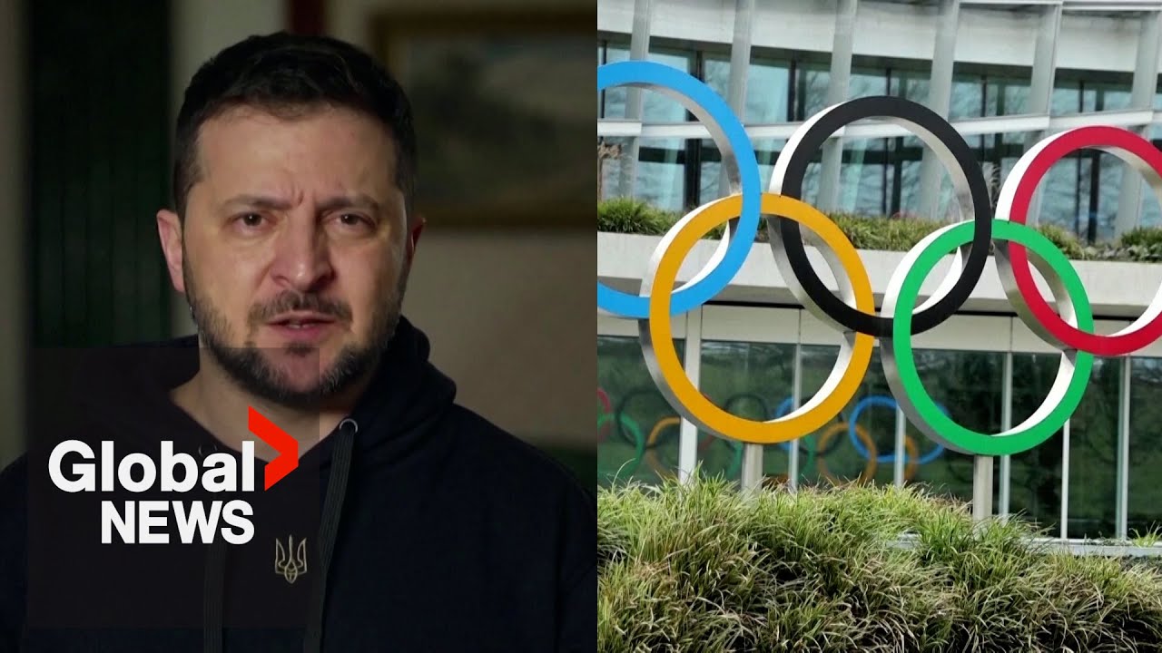 Zelenskyy calls for olympics ban on russian athletes amid “terror” in ukraine 13