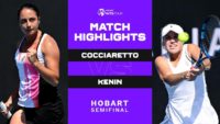 Elisabetta cocciaretto vs. Sofia kenin | 2023 hobart international | wta match highlights 5