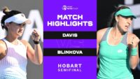 Lauren davis vs. Anna blinkova | 2023 hobart international | wta match highlights 3