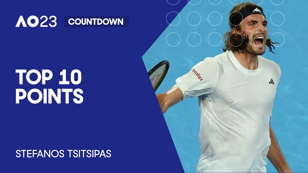 Stefanos tsitsipas | top 10 points | australian open 2023 5