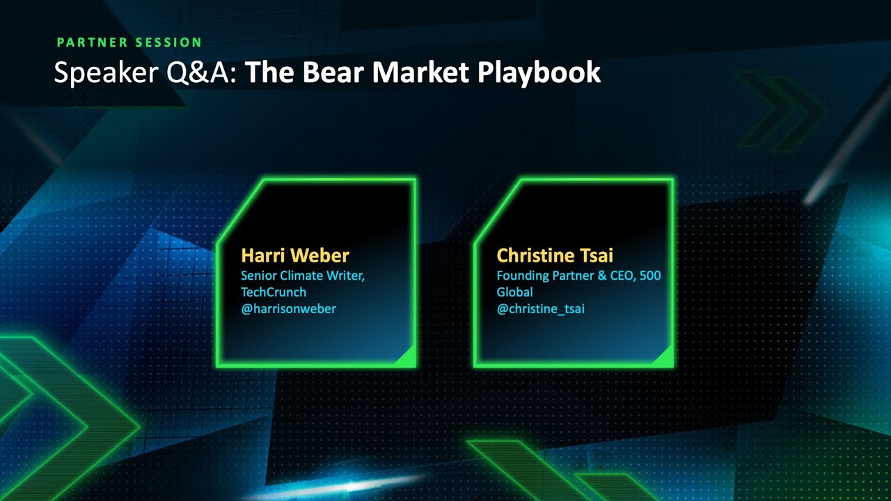 Speaker q&a: the bear market playbook 2
