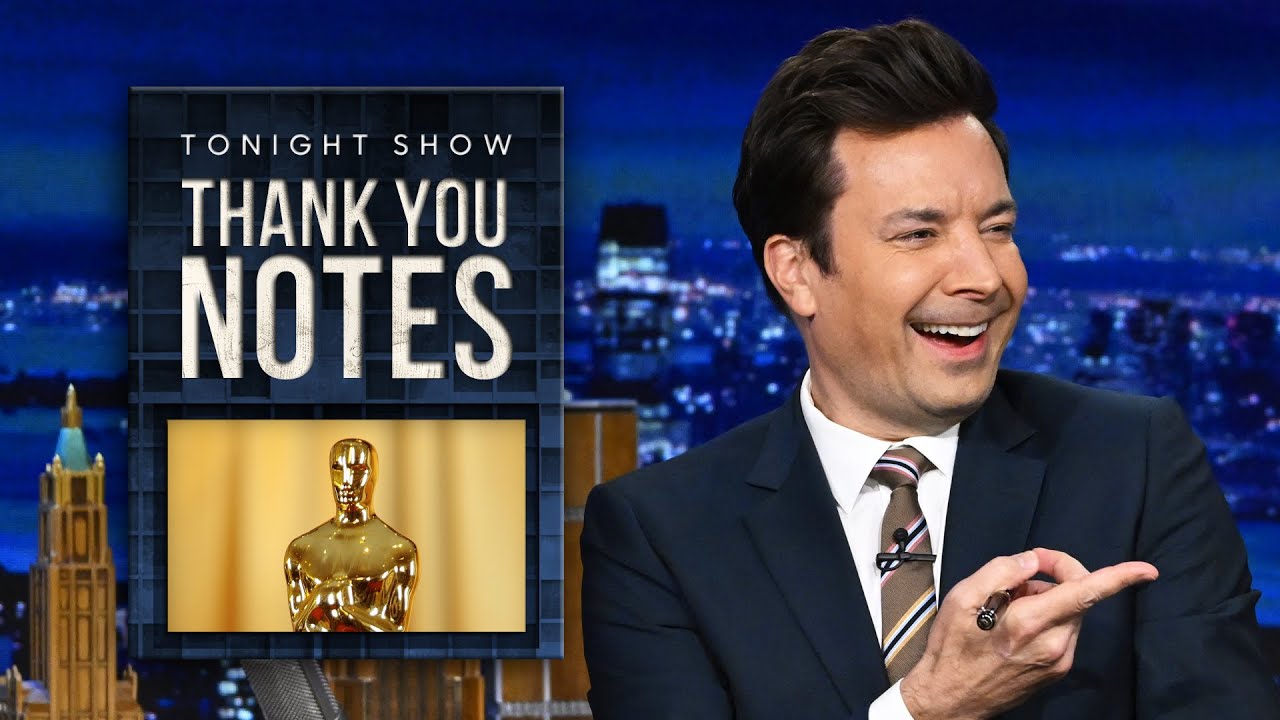 Thank you notes: oscar nominations, 49ers mascot | the tonight show starring jimmy fallon 10