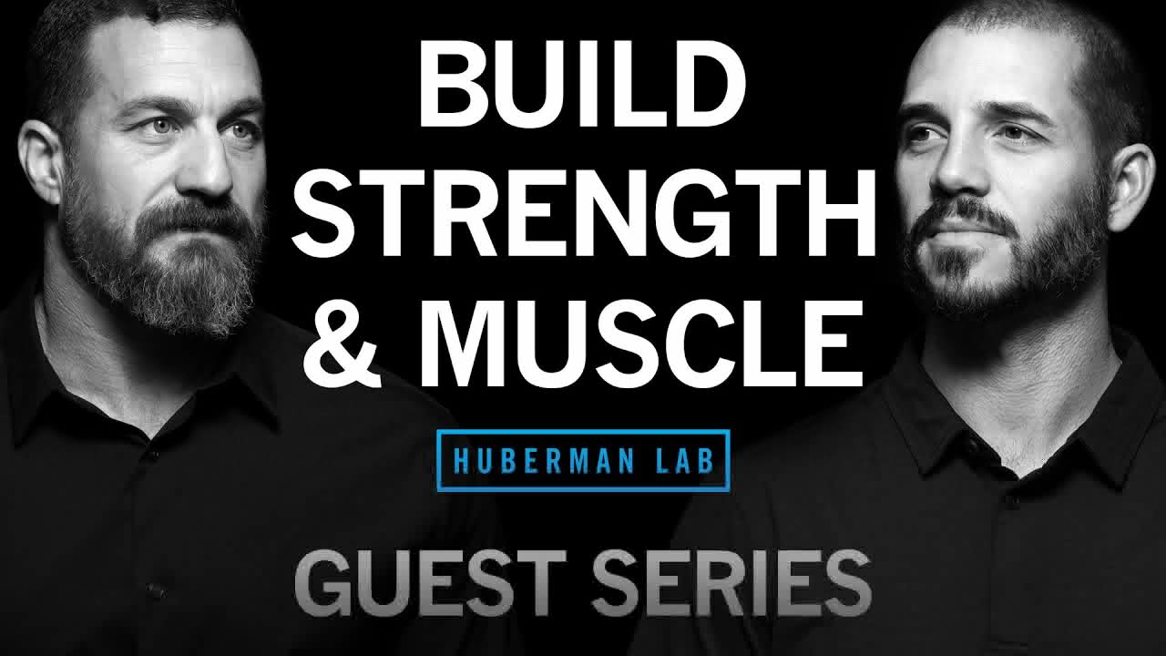 Dr. Andy galpin: optimal protocols to build strength & grow muscles | huberman lab guest series 1