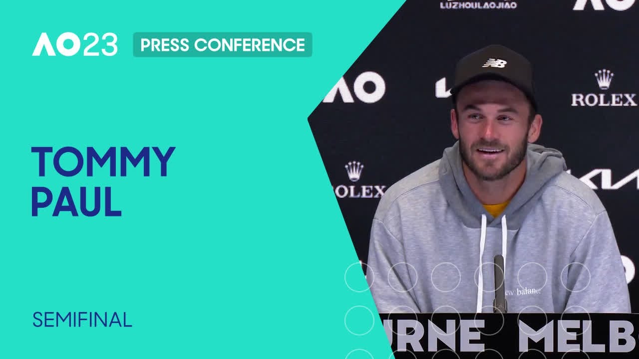 Tommy paul press conference | australian open 2023 semifinal 11