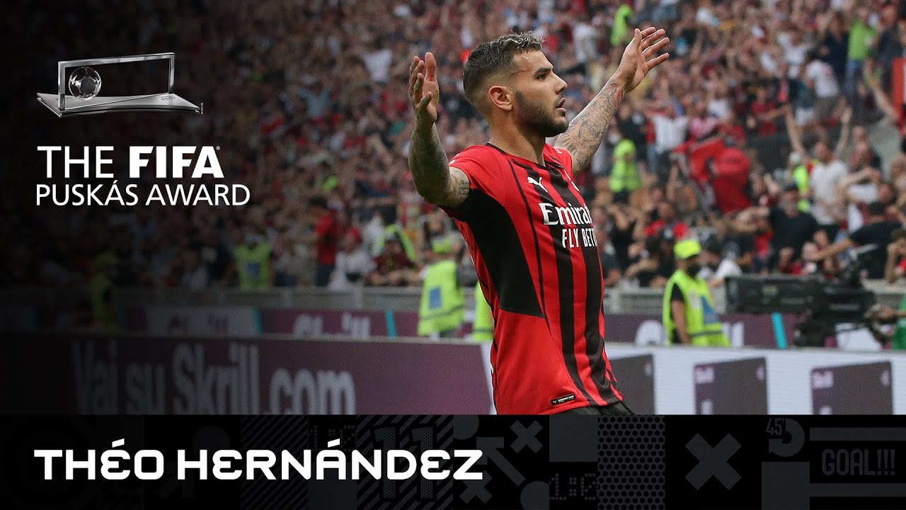 Theo hernandez goal vs atalanta | fifa puskas award 2022 nominee 4