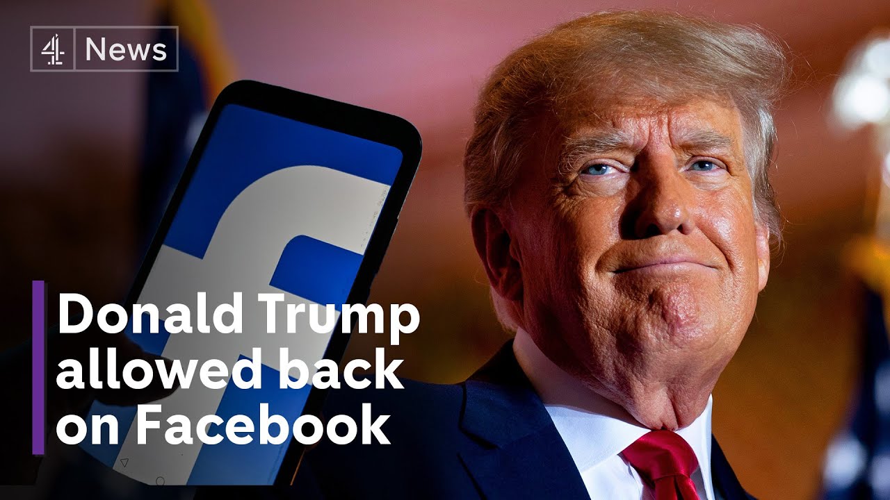 Donald trump allowed back on facebook but will he return? 5