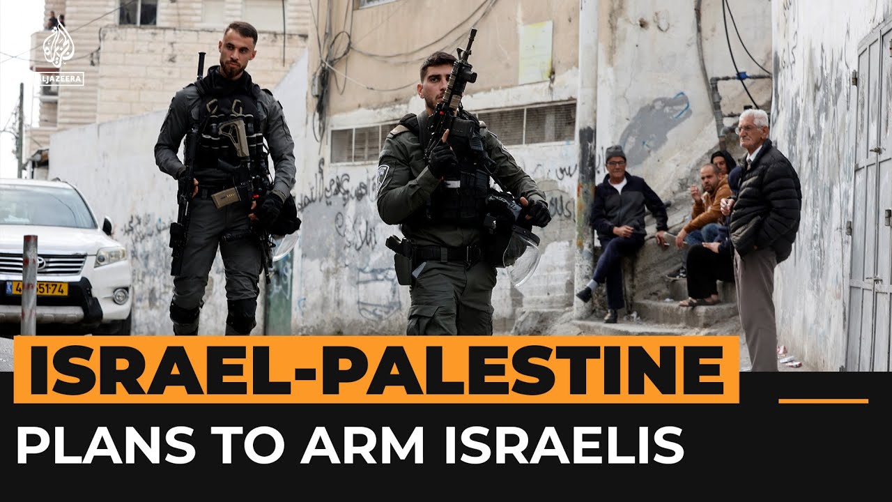 Israel announces plans to arm citizens after shootings | al jazeera newsfeed 5