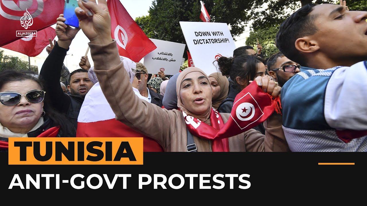 Anti-govt protests in tunisia mark 12-year revolution anniversary | al jazeera newsfeed 33