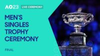 Live | men's singles champion trophy ceremony and tour | australian open 2023 11