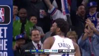 Incredible sequence from joel embiid uncut | january 28, 2023 9