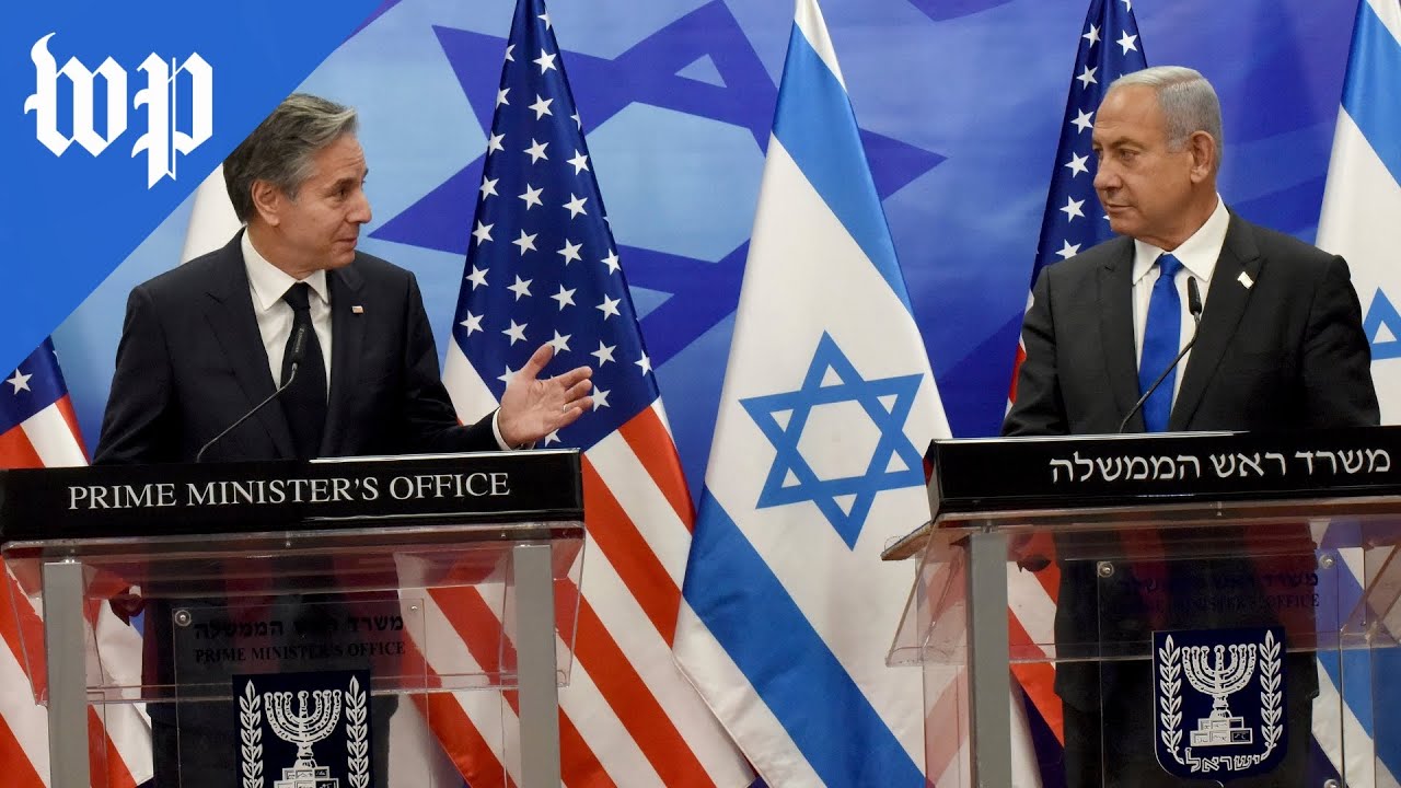Blinken, netanyahu on israel, palestinian territories, iran 2