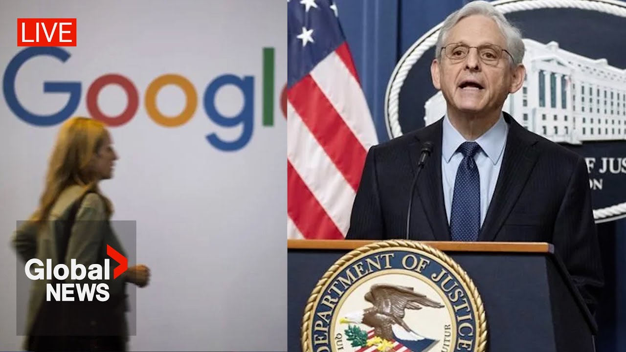 Us department of justice announces antitrust lawsuit against google | live 6