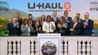 The nyse welcomes u-haul holding company to celebrate its new name and recent listing $uhal $uhal. B 2