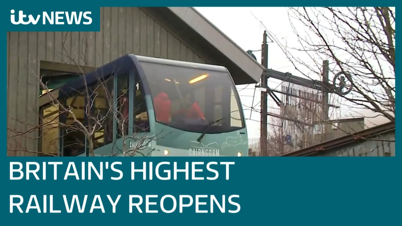Britain's highest railway is up and running again after a four year wait | itv news 1
