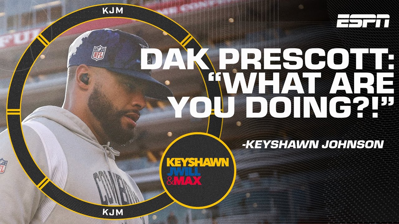 What are you doing ⁉️ - keyshawn reacts to dak prescott's performance in the cowboys' loss | kjm 9
