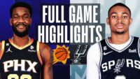 Suns at spurs | full game highlights | january 28, 2023 1