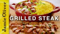 Herby grilled steak | jamie oliver | 15 minute meals 8