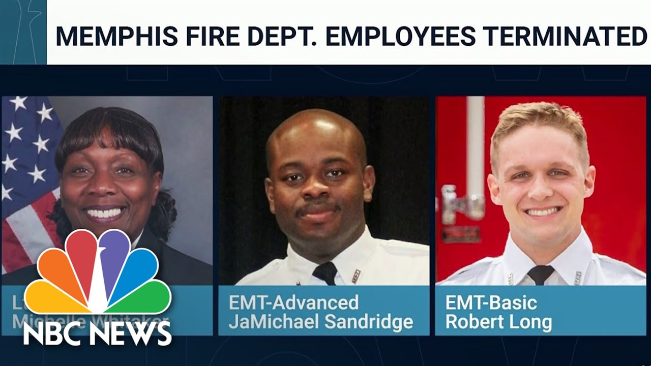Memphis fire department terminates three employees following tyre nichols' death 8