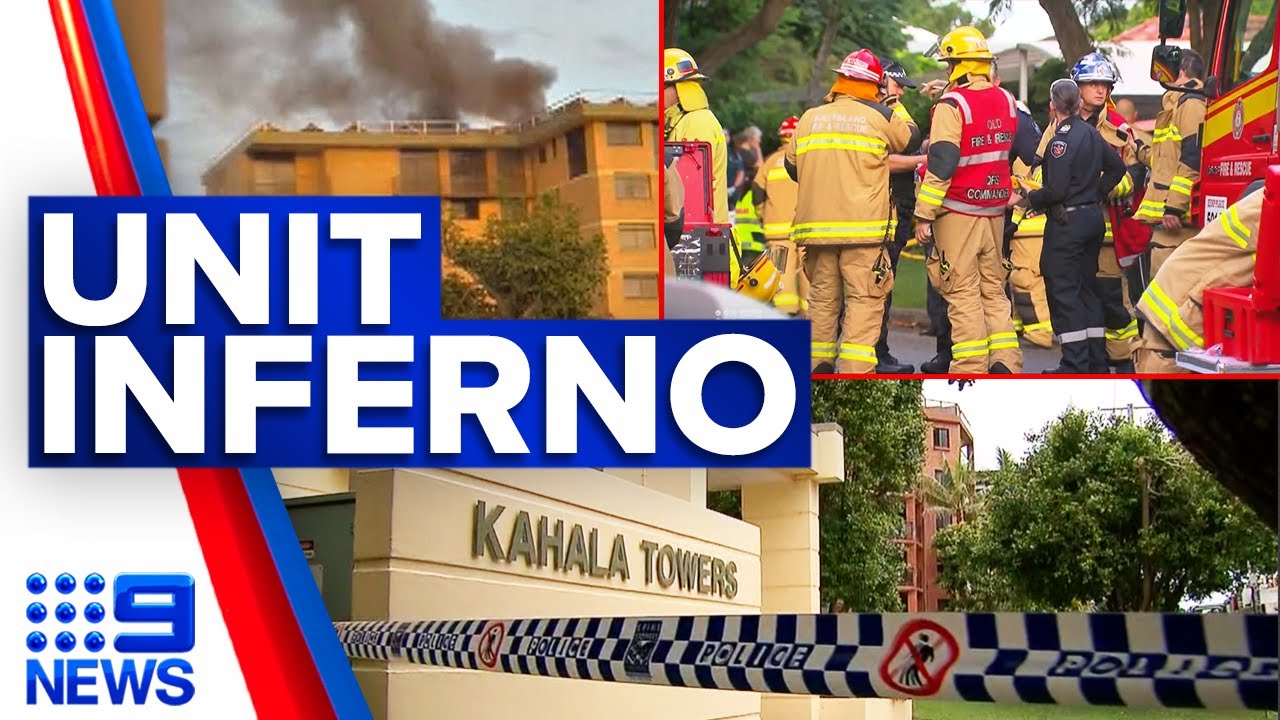One dead, nine injured after fire tears through brisbane apartment | 9 news australia 14