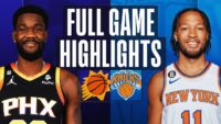 Suns at knicks | full game highlights | january 2, 2022 8