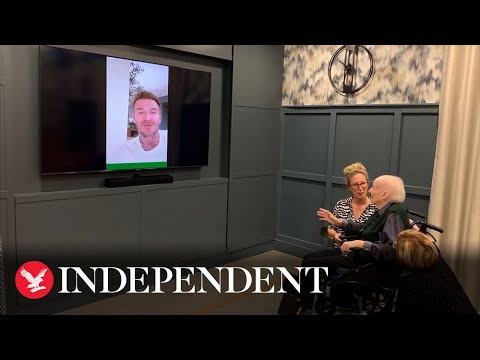 David beckham surprises 102-year-old superfan with video message 5