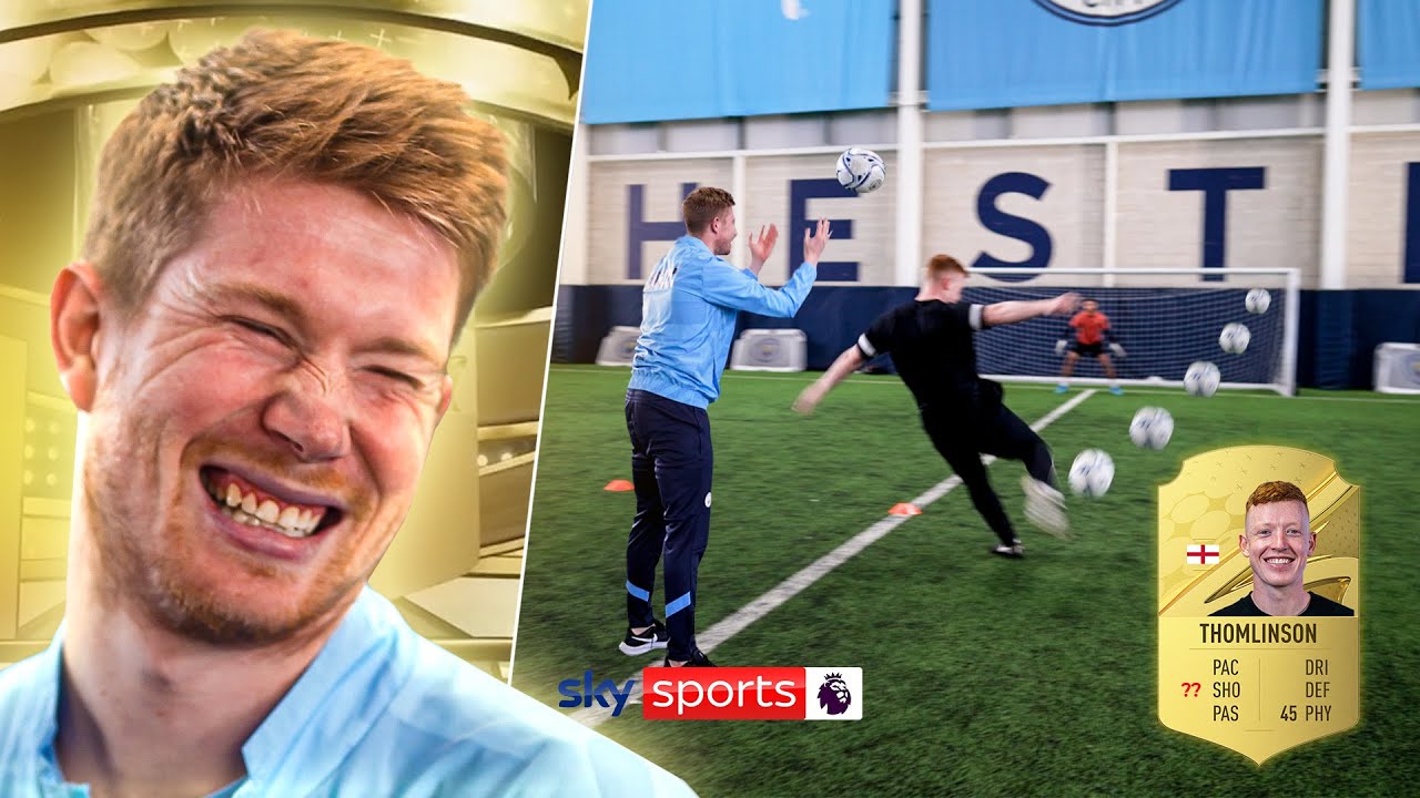 Kevin de bruyne masterclass in shooting drills! | building a fifa rating! 6