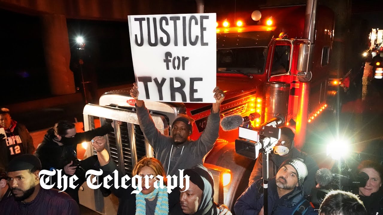 Emotional protests over the death of tyre nichols take place across the us 3