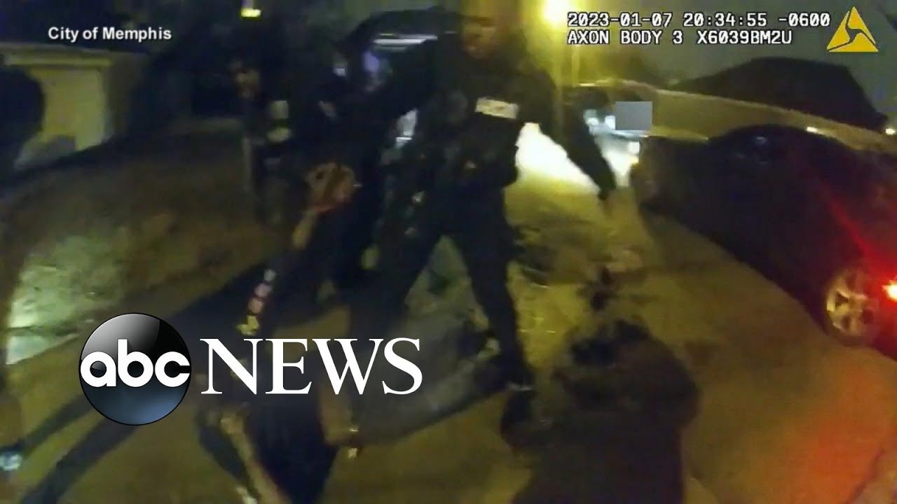 Memphis police release disturbing body camera footage of tyre nichols' arrest | gma 1