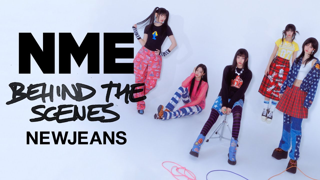 Newjeans: behind the scenes of their nme cover shoot 1