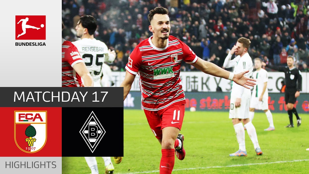 Fc augsburg - borussia m'gladbach 1-0 | highlights | matchday 17 – bundesliga 2022/23 3