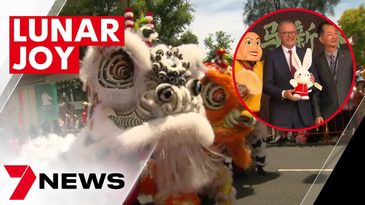 Melbourne celebrates the lunar new year with a special visitor | 7news 10