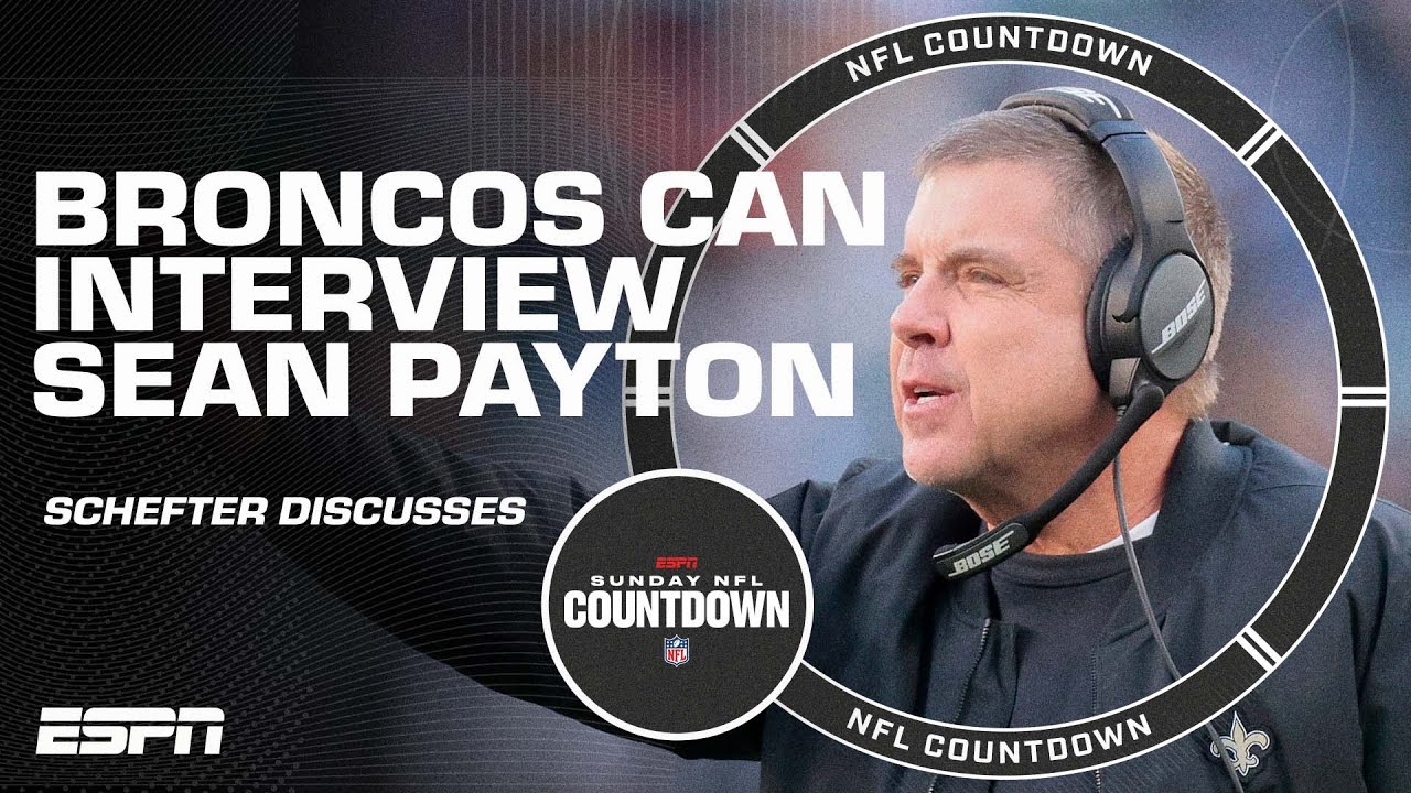 Broncos receive permission to interview sean payton | nfl countdown 20