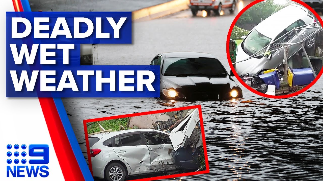 Deadly wet weather brings death toll to four in auckland | 9 news australia 6