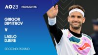 Grigor dimitrov v laslo djere highlights | australian open 2023 second round 11