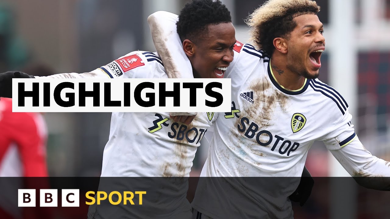 Harrison scores stunner as leeds ease past accrington in fa cup fourth round | bbc sport 3