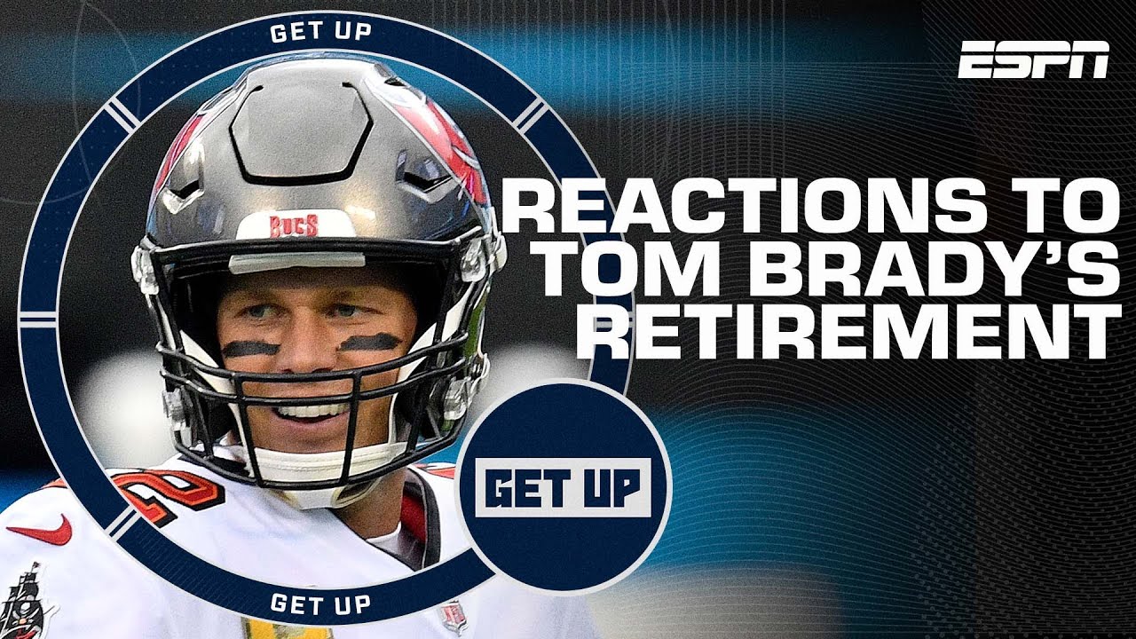 Reactions to tom brady announcing his retirement from the nfl after 23 seasons | get up 3