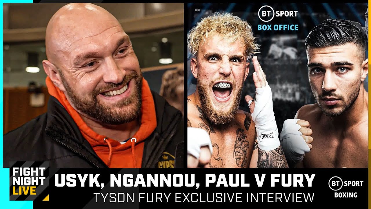 Tyson fury talks oleksandr usyk, francis ngannou, and jake paul v tommy fury | boxing interview 7