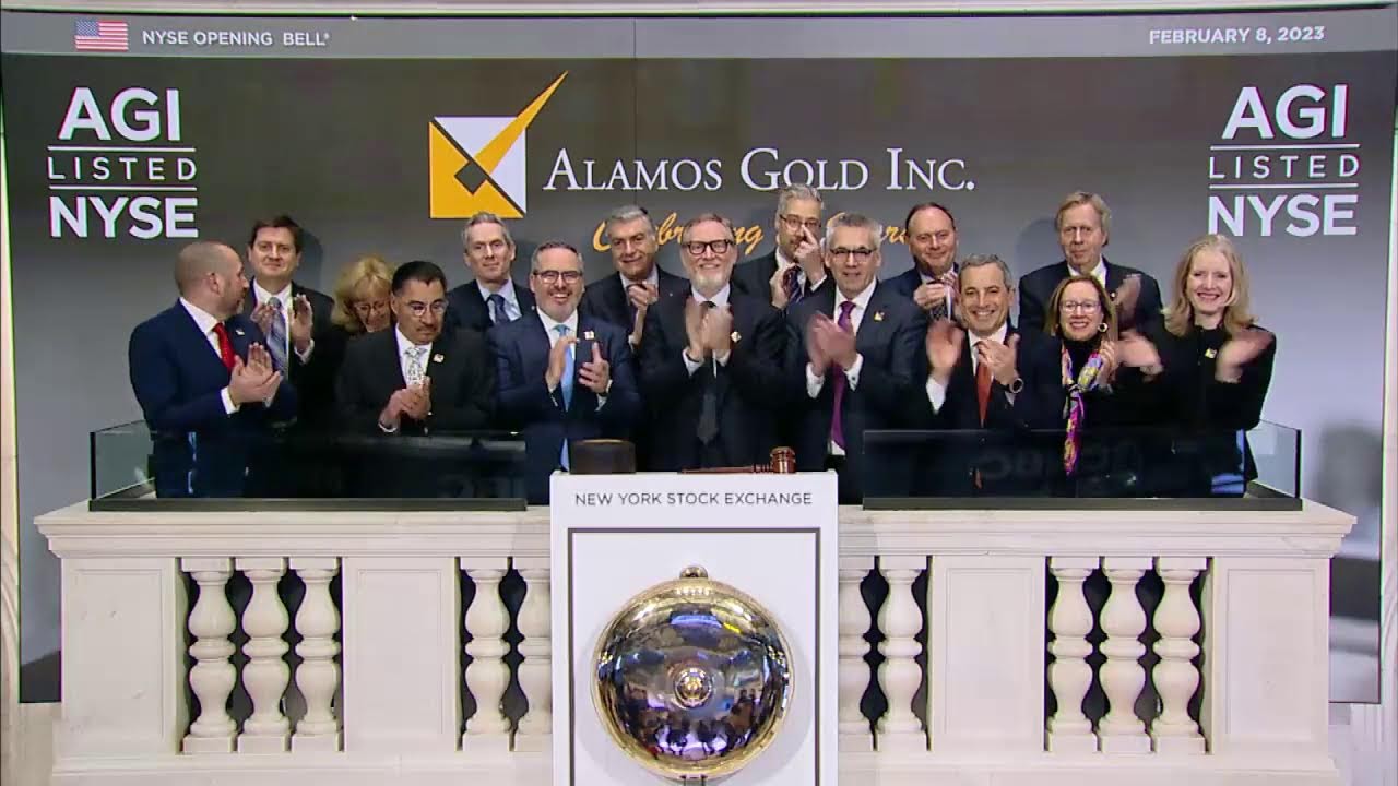 NYSE TV is LIVE with a golden opportunity today to celebrate 2 major milestones for Alamos Gold Inc.